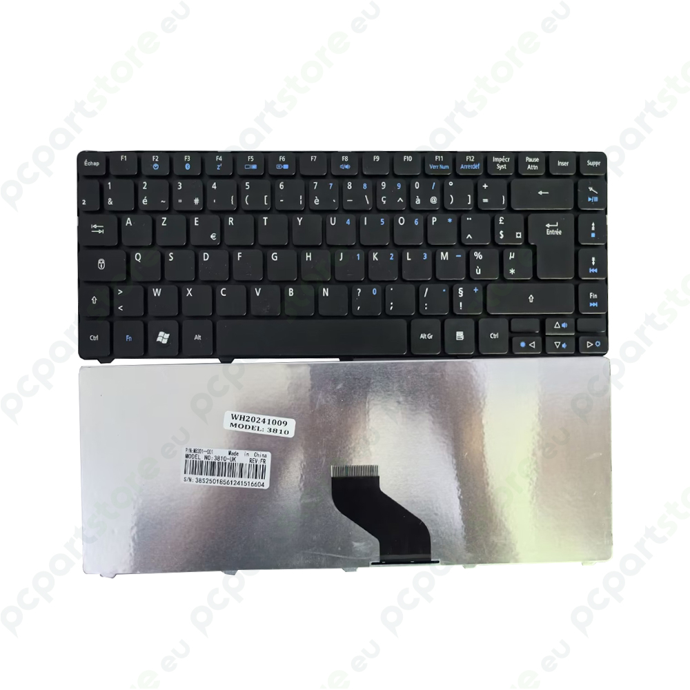 Clavier Azerty Français pour Acer Aspire 3410T 3810T 3820T 4410T 4810T 4820T