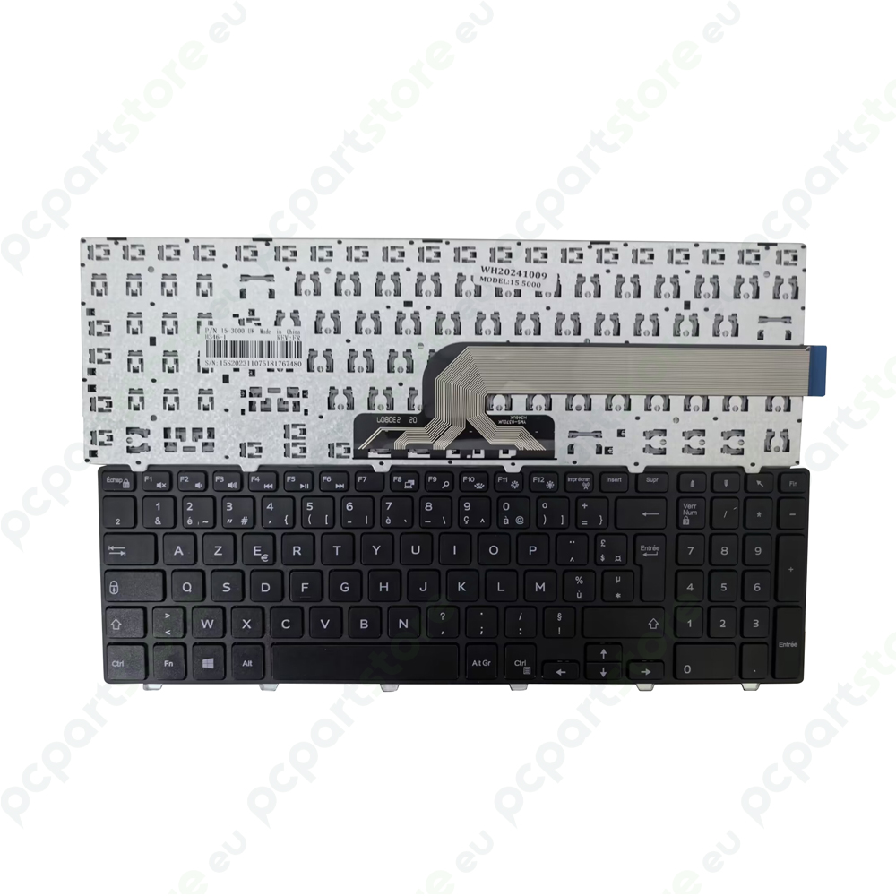 Clavier Azerty Français pour Dell Inspiron 15 5000 5551 5555 5558 5559