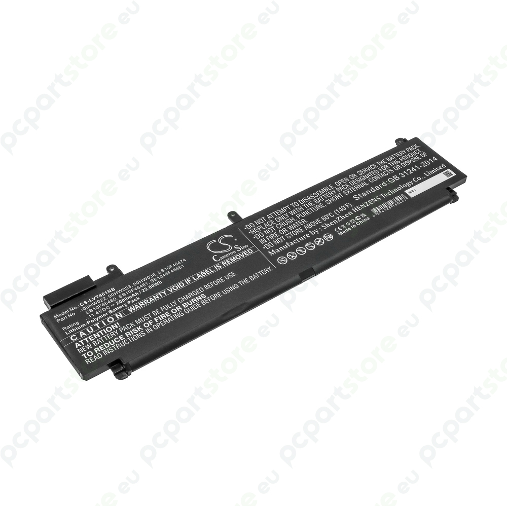 Batterie pour ordinateur portable Lenovo 00HW022/Long batterie